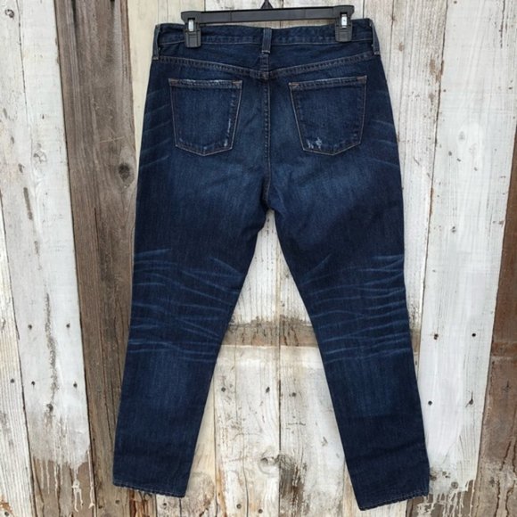 J. Crew Dark Blue Ankle Jeans - Picture 5 of 6